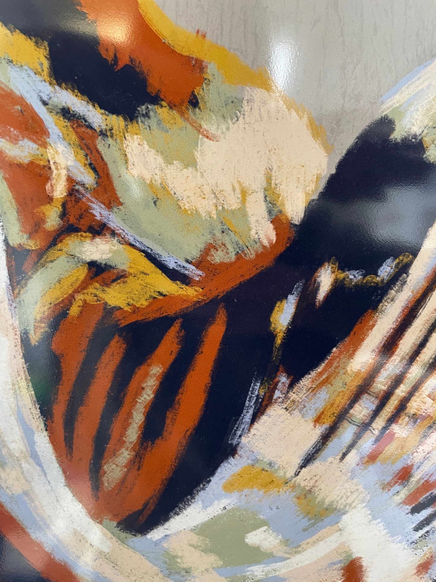 'Love swans' Aluminium Dibond