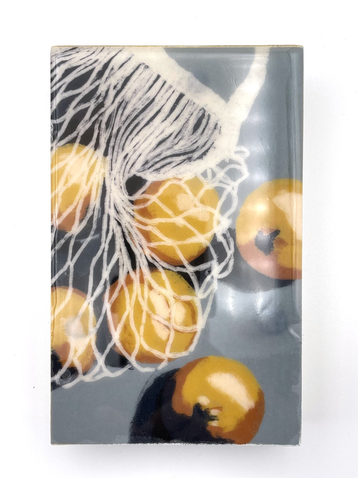 Oranges in a Bag Wood Tile