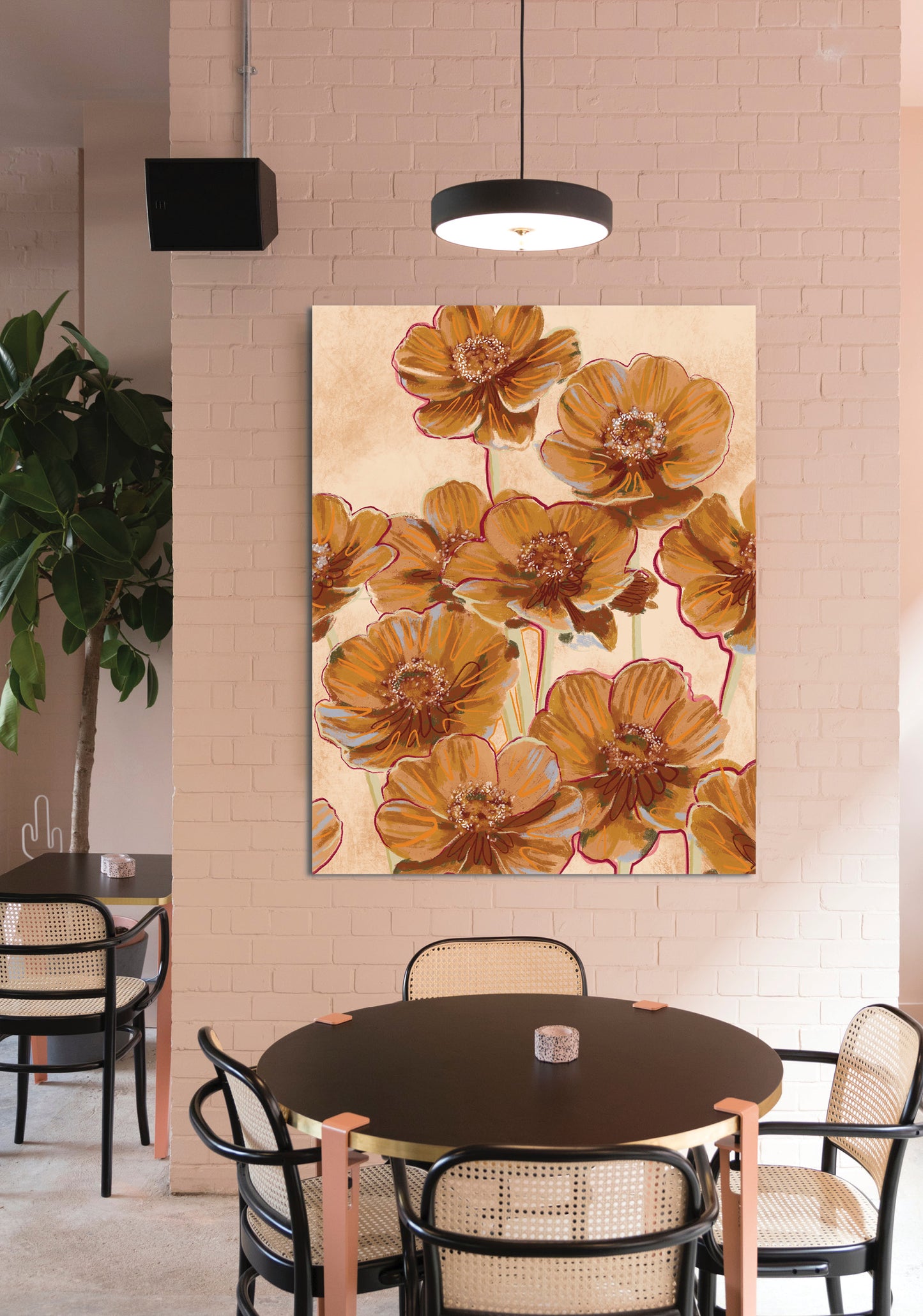 'Chocolate Cosmos' Aluminium Dibond