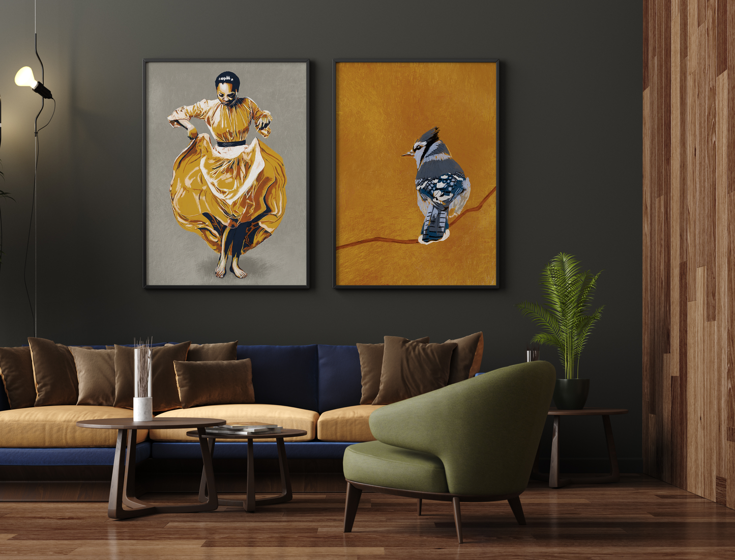 Blue jay XL Poster