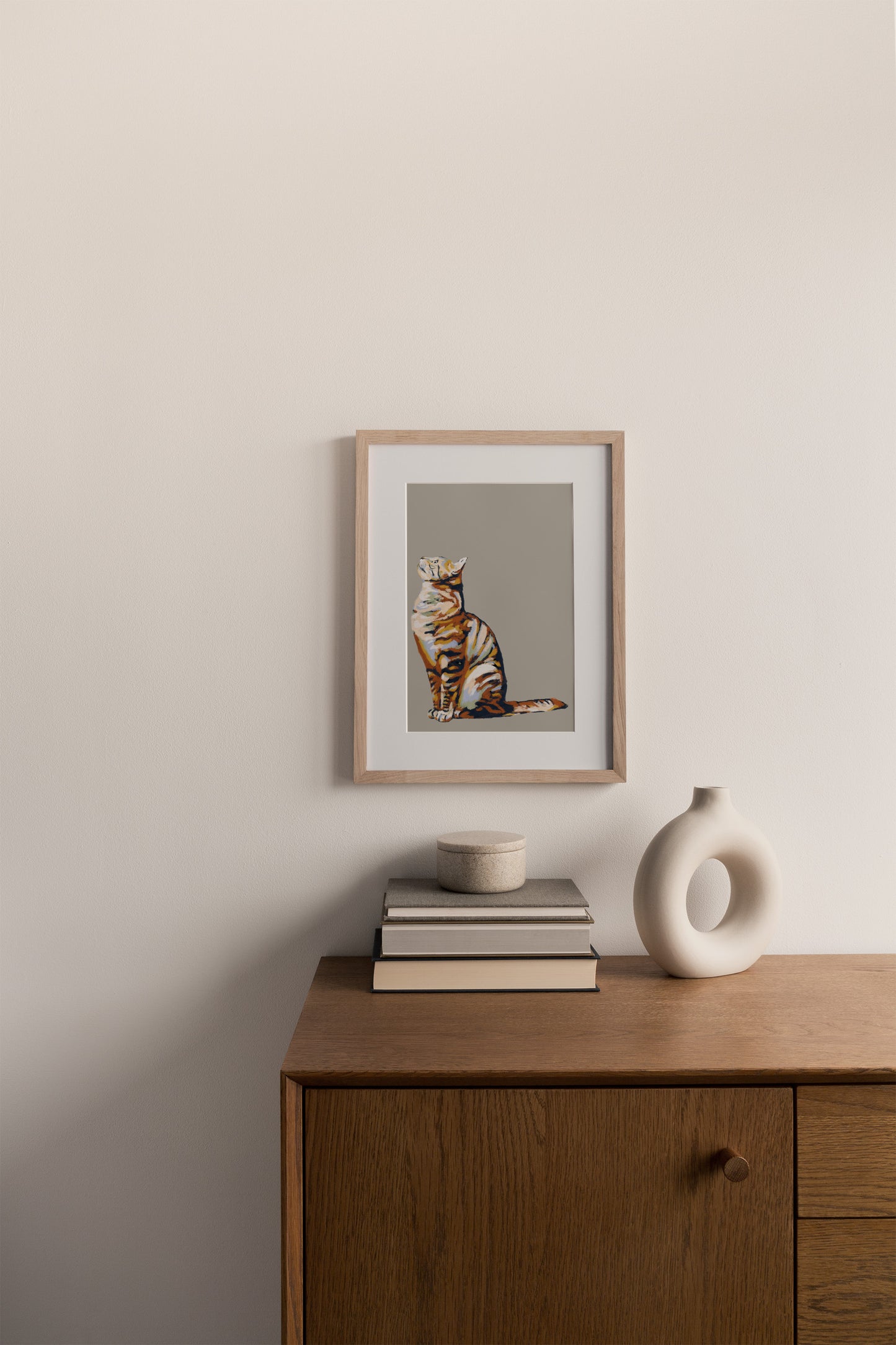 Cat looking up*