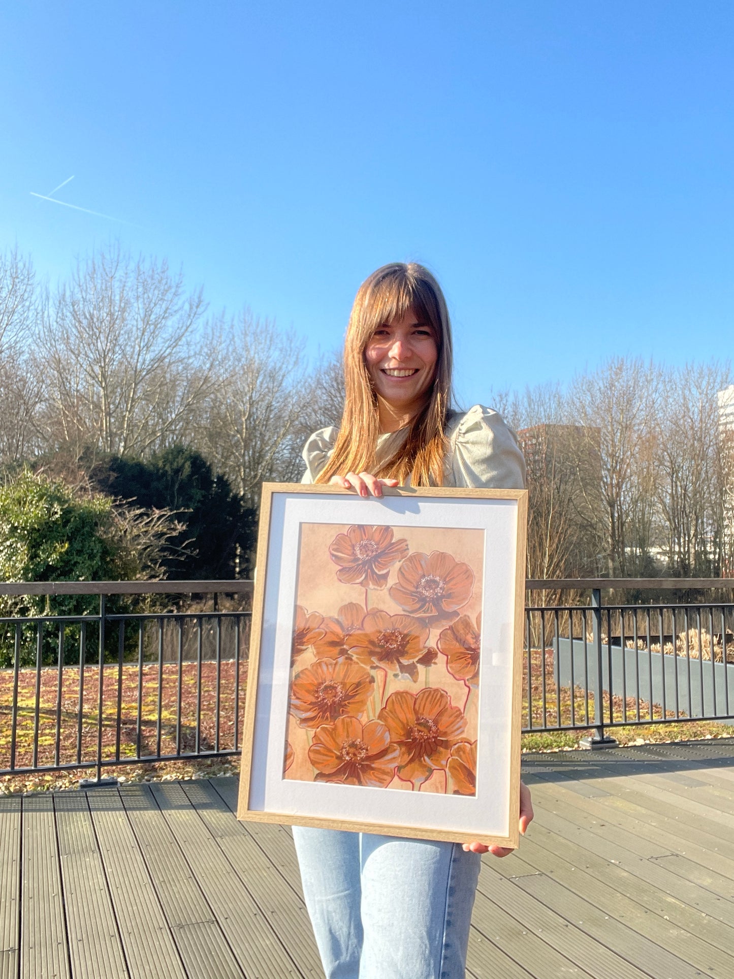 'Chocolate Cosmos' Art Print