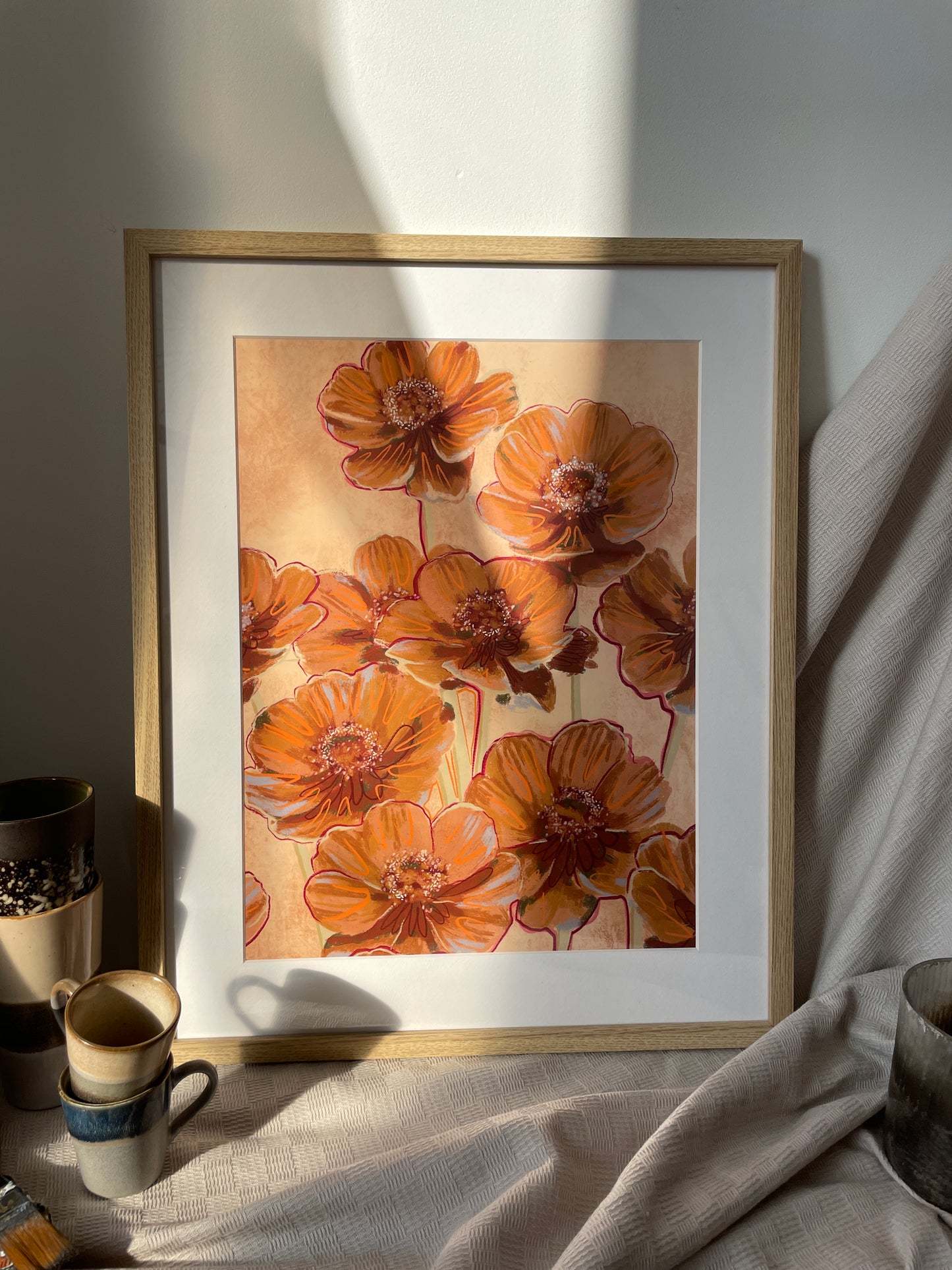 'Chocolate Cosmos' Art Print