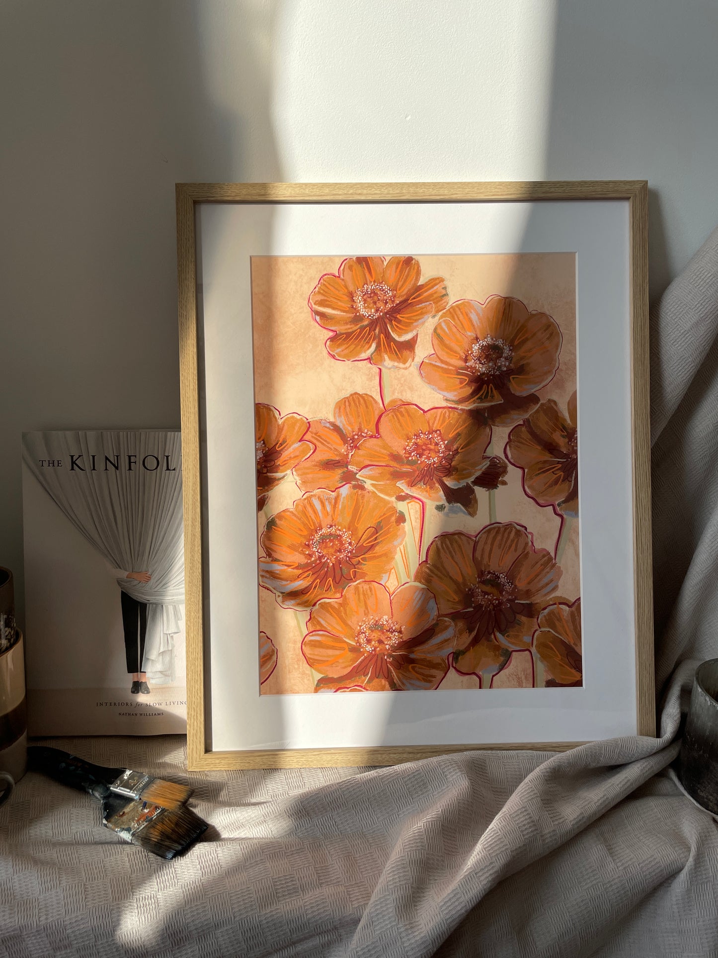 'Chocolate Cosmos' Art Print