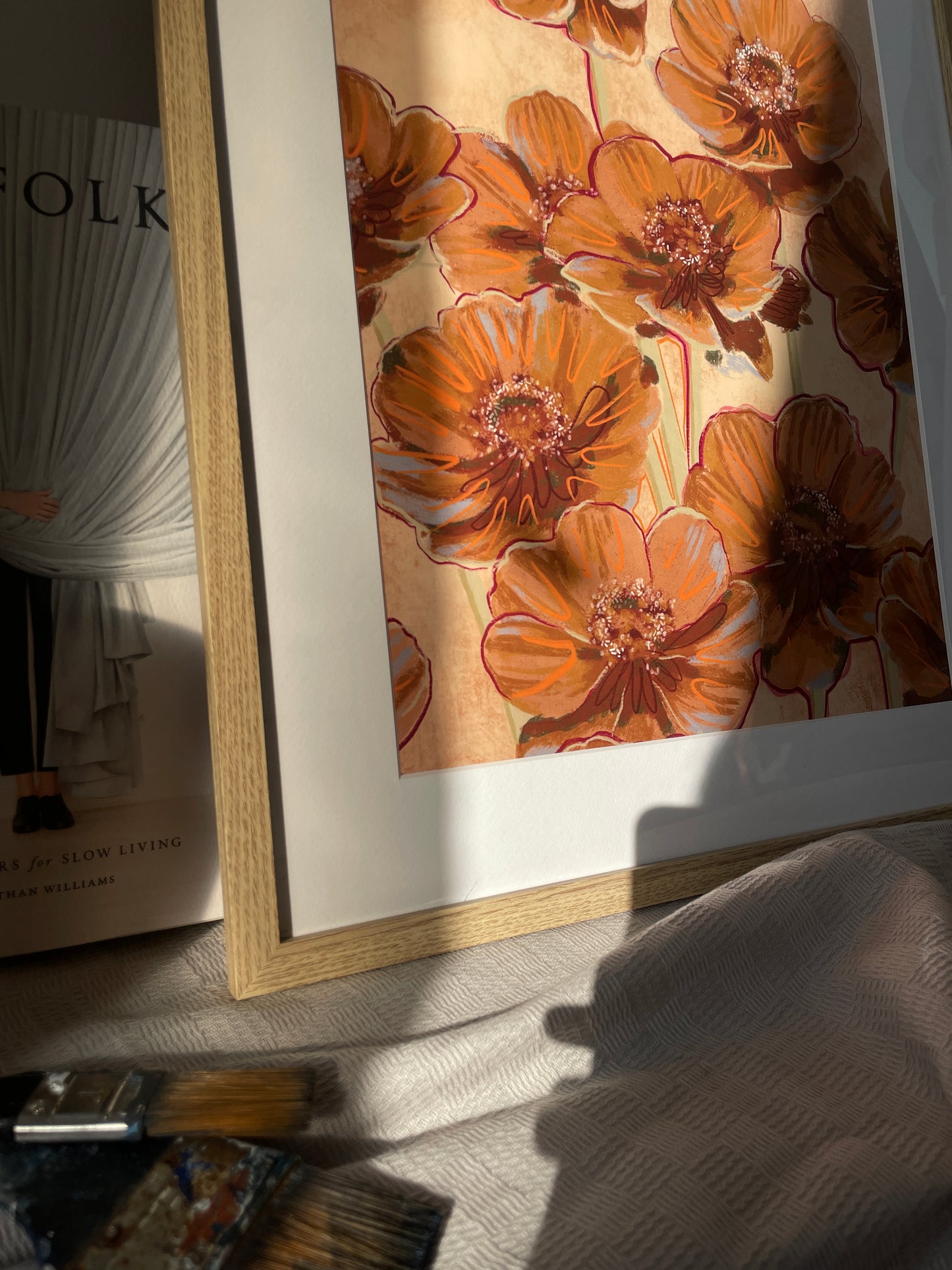 'Chocolate Cosmos' Art Print